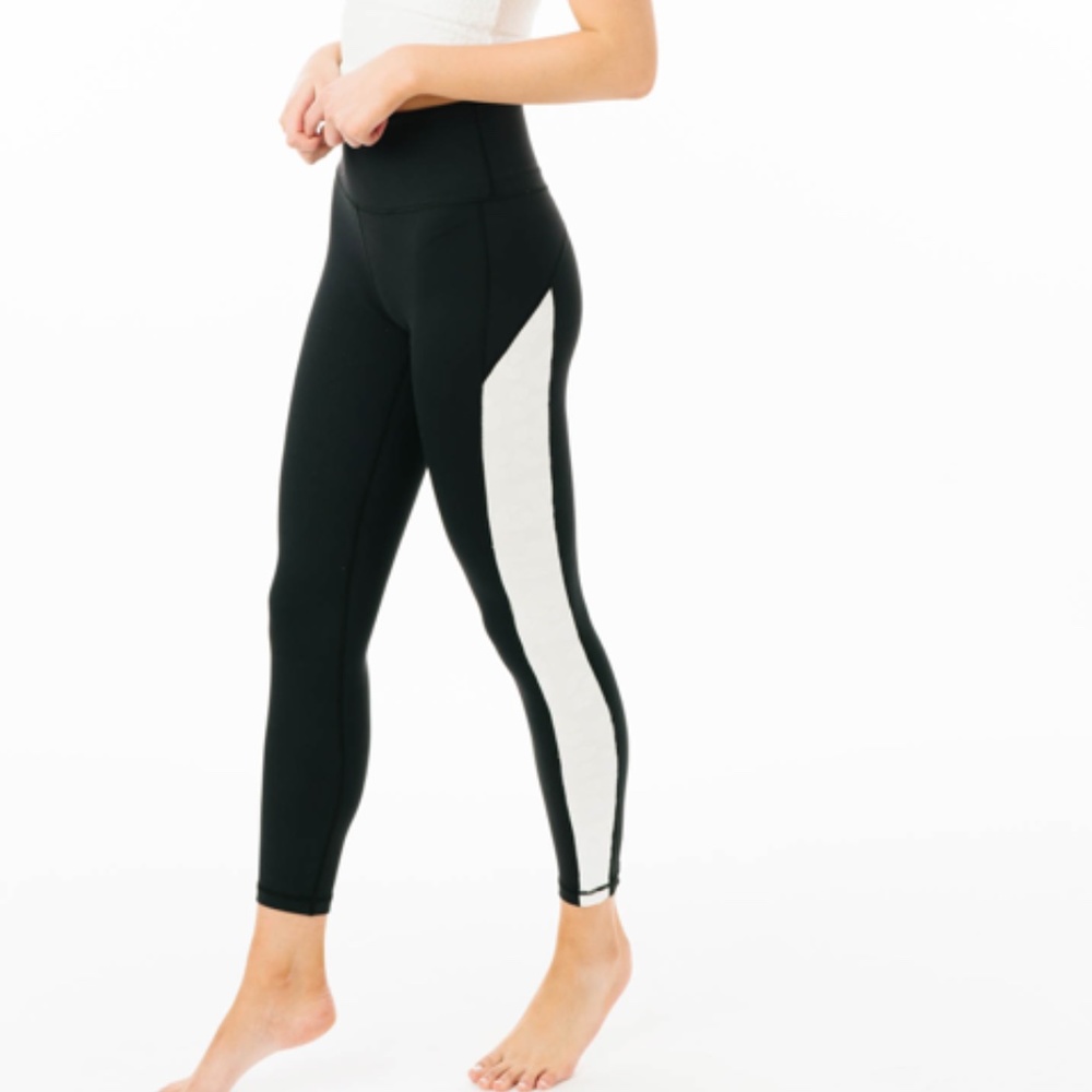White Leopard Strip Light n Tight Hi-Rise 7/8 24"